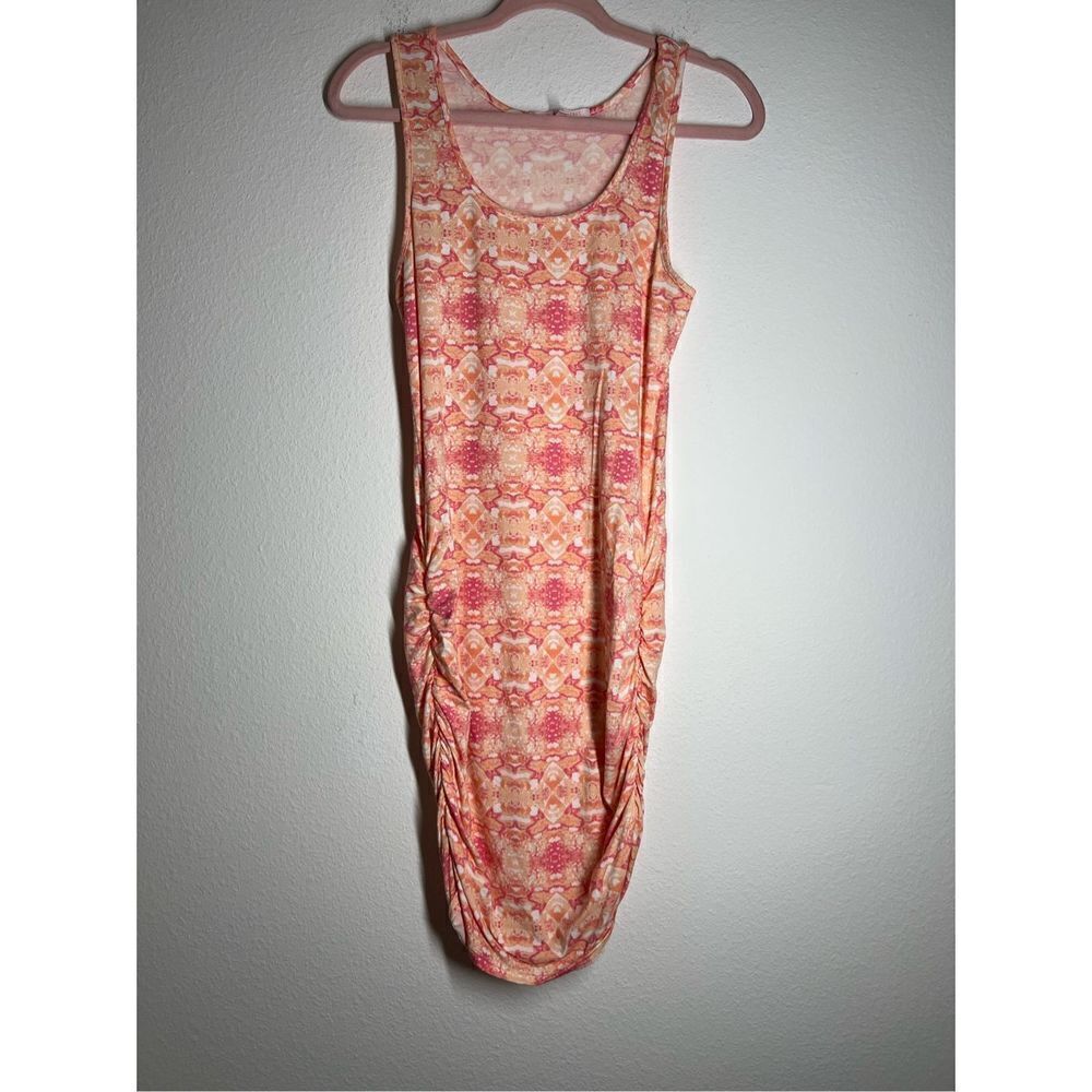 Victorias Secret Dress Pastels Summer Lounge Beach Pool Ruched Sides S/P